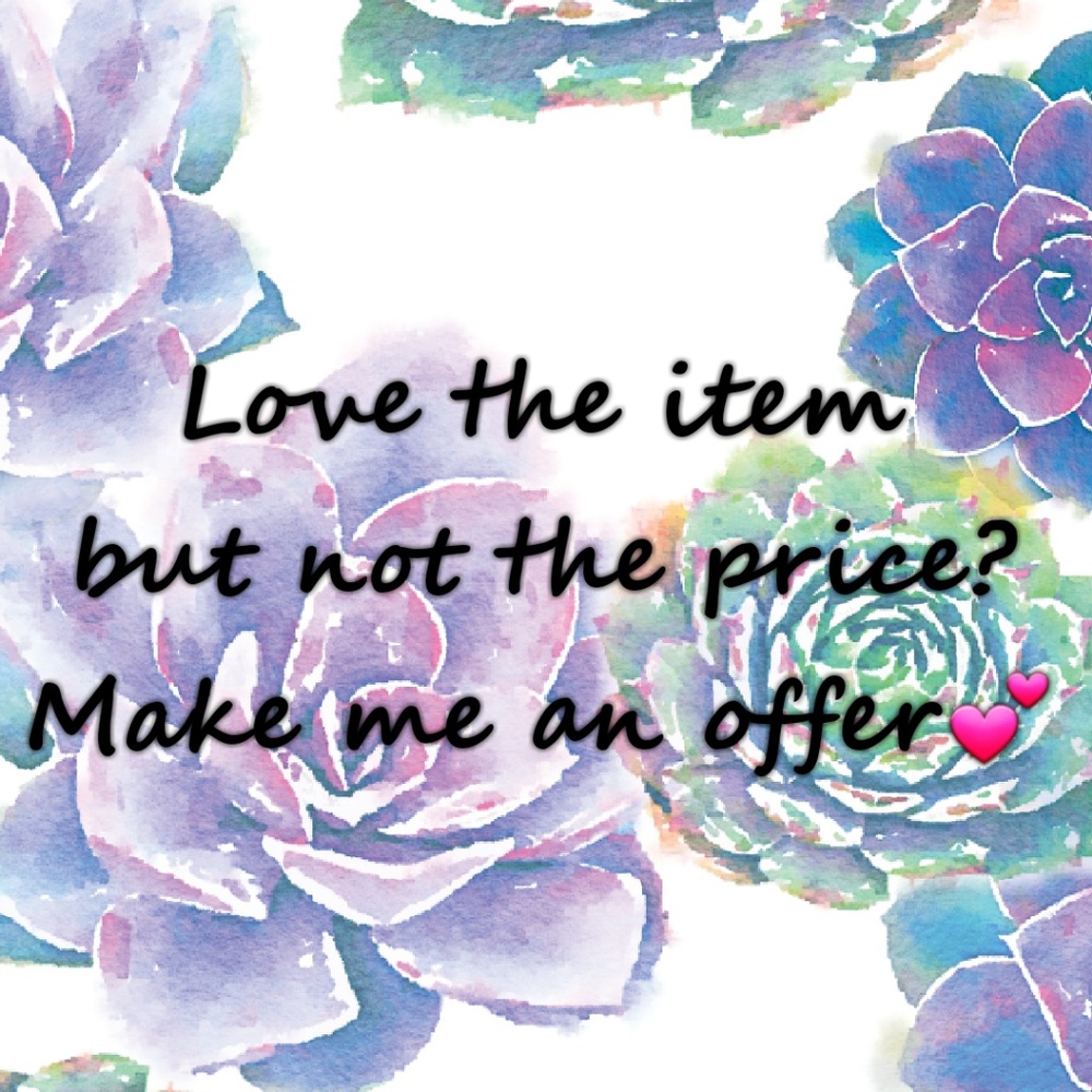 Reasonable offers welcome💕